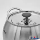 کتری و قوری یونیک استیل شیر دار 4 لیتر UN-7224 دسته استیل