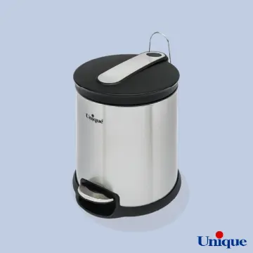 سطل زباله استیل یونیک 14 لیتری با آرام بند UN-4450