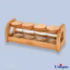 ست ادویه 4 عددی پایه دار یونیک UN-6133