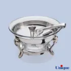 سالادخوری یونیک با انبر نگین دار نقره ای UN-3618