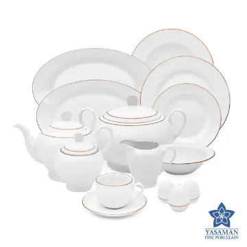 نمایش جزئیات برای سرویس چینی یاسمن ایتالیا اف زرین رزگلد 76 پارچه سرویس چینی زرین ایتالیا اف زرین رزگلد یاسمن 76 پارچه