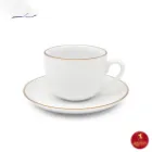 سرویس چای خوری چینی زرین ایتالیا اف طرح زرین رزگلد 12 پارچه