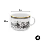 فنجان چایخوری چینی زرین Zi فرم اس ویلیج سایز 8