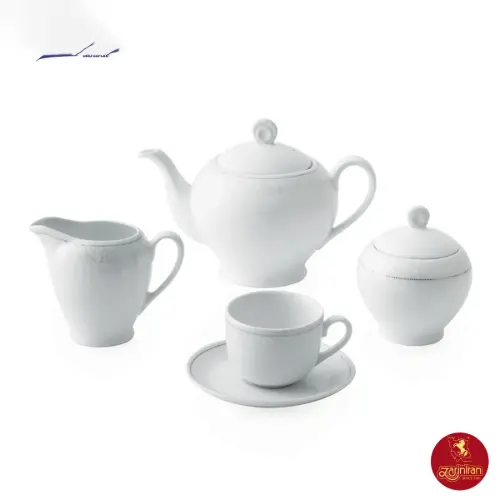 سرویس چینی زرین ایتالیا اف کلارا پلاس 12 نفره 74 پارچه