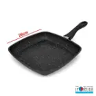 تابه گرانیتی چهارگوش استیک پز فورته Forte سایز 28