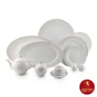 سرویس چینی زرین ایتالیا اف کامومیلا پلاس 12 نفره 74 پارچه