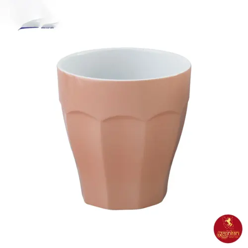 لیوان چینی زرین نئوکلاسیک پاستل گلبهی بدون دسته 240 سی سی