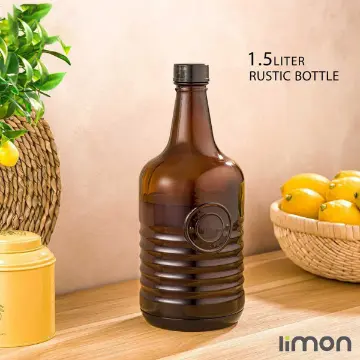 بطری روستیک لیمون 1.5 لیتری قهوه ای 2315