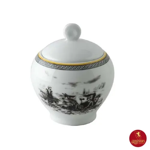 قندان چینی زرین ایتالیا اف طرح ویلیج