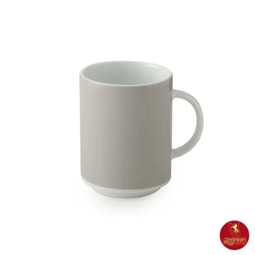 ماگ دسته دار چینی فرم اس زی 300 طوسی
