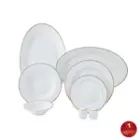 سرویس چای خوری چینی زرین رادیانس طرح سپینود 12 پارچه