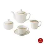 سرویس چای خوری چینی زرین رادیانس طرح سپینود 12 پارچه