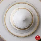 سرویس چای خوری چینی زرین رادیانس طرح سپینود 12 پارچه