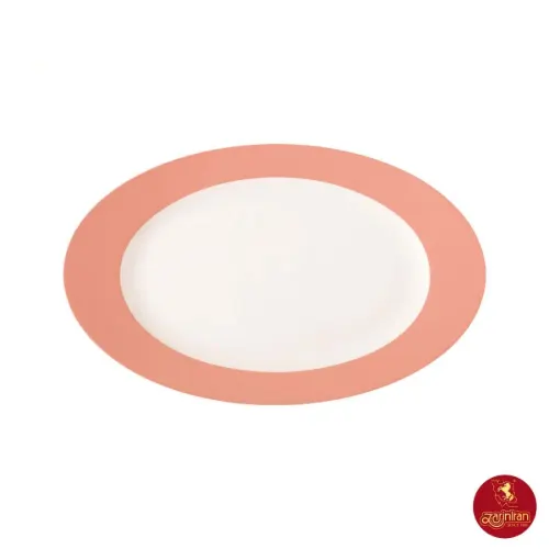 دیس چینی زرین ایتالیا اف ماربل سایز 24