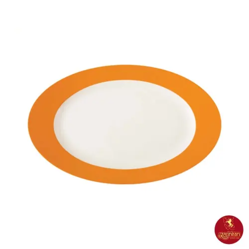 دیس چینی زرین ایتالیا اف نارنج سایز 24