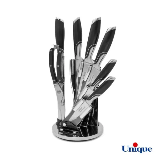 سرویس چاقو آشپزخانه یونیک UN-5100 پروانه 8 پارچه