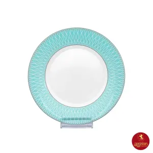 بشقاب تخت چینی زرین شهرزاد ژانتی فیروزه ای سایز 20