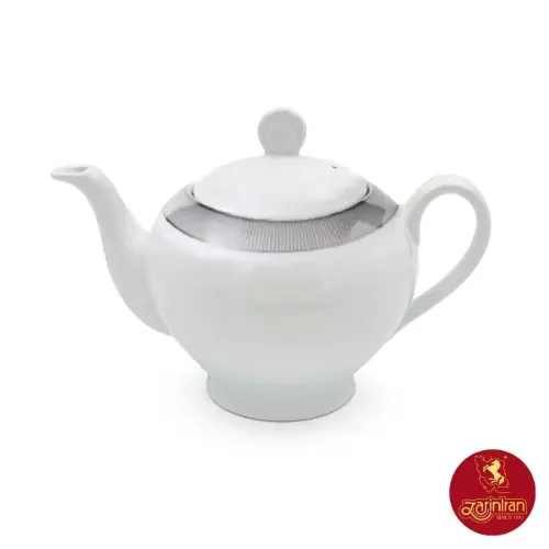 قوری چینی زرین ایتالیا اف طرح پالادیوم سایز 8