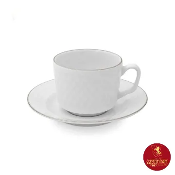 سرویس چای خوری چینی زرین رادیانس طرح سمن 12 پارچه