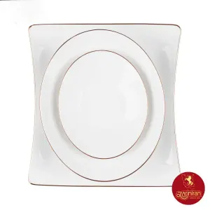 سرویس چینی زرین وینچی زرین رزگلد 6 نفره 30 پارچه