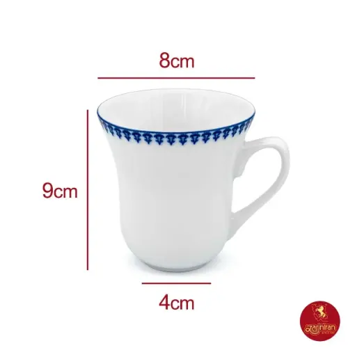 فنجان چای خوری شهرزاد سمرقند سایز 9