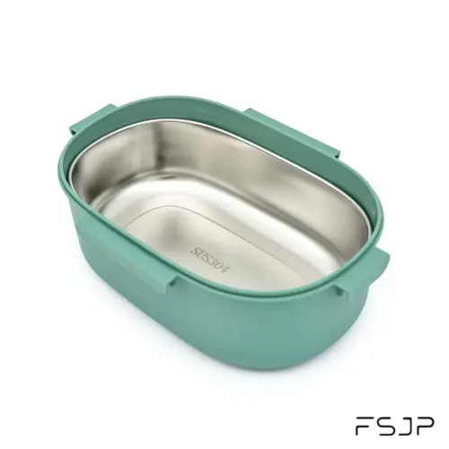 ظرف غذا FSJP داخل استیل 2 طبقه 1200 میلی لیتر کد 16-1527