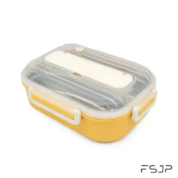 ظرف غذا FSJP سه خانه استیل 900 میلی لیتر کد 14-1527