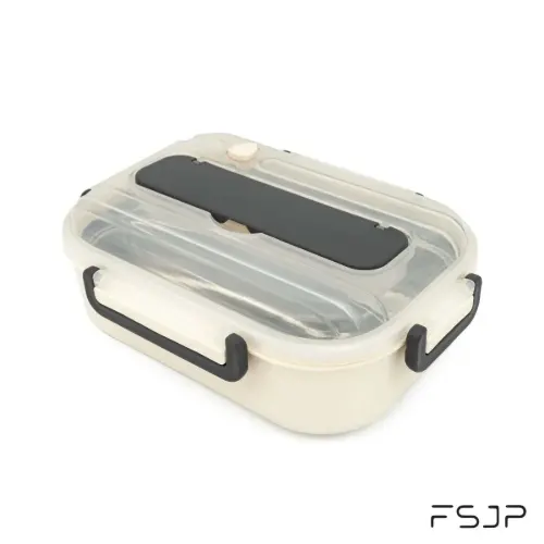 ظرف غذا FSJP سه خانه استیل 900 میلی لیتر کد 14-1527