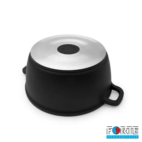 سرویس قابلمه گرانیتی 14 پارچه فورته Forte مدل پریما سرمه ای