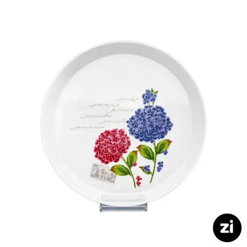 بشقاب تخت چینی زرین Zi فرم اس غزل سایز 24