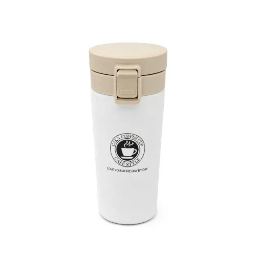 تراول ماگ قفلی 380 میلی لیتر متالیک Vacuum Insulation Cup کد 90
