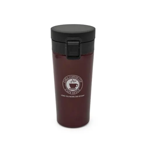 تراول ماگ قفلی 380 میلی لیتر متالیک Vacuum Insulation Cup کد 90