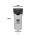 تراول ماگ قفلی 380 میلی لیتر متالیک Vacuum Insulation Cup کد 90