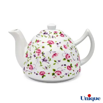 قوری چینی یونیک مدل گلستان UN-7547
