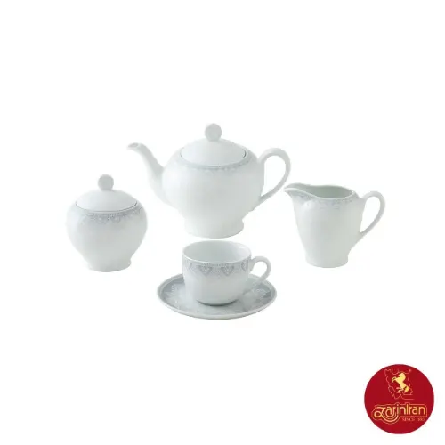 سرویس چینی زرین ایتالیا اف ادلین طوسی 12 نفره 102 پارچه