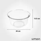 کاسه گرد شیشه ای لیمون 3 لیتر کد 2314