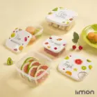 ست ظرف غذا لیمون مربع چاپدار 2231