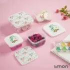 ست ظرف غذا لیمون مربع چاپدار 2231