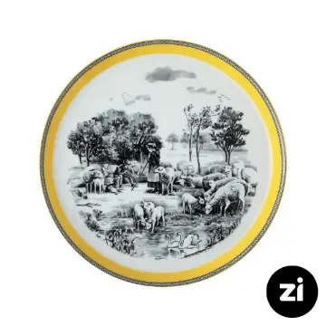 بشقاب تخت چینی زرین Zi فرم اس ویلیج سایز 27