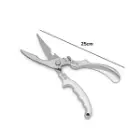 قیچی آشپزخانه چند کاره تمام استیل وارداتی کد TK-U060
