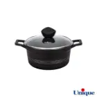 سرویس قابلمه 16 پارچه یونیک مدل کلاسیک رنگ مشکی UN-7701