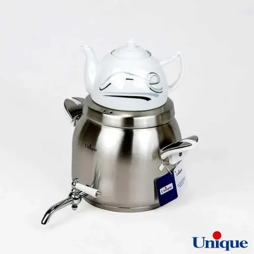 کتری و قوری 5 لیتر استیل یونیک UN-7205 دسته کالیت نسوز