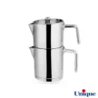 کتری و قوری 2 لیتر استیل کلاسیک یونیک کد UN-7264