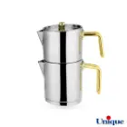کتری و قوری 2 لیتر استیل کلاسیک یونیک کد UN-7264