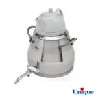 کتری و قوری 5 لیتر دسته استیل طرح ترک یونیک UN-7297