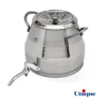 کتری و قوری 5 لیتر دسته استیل طرح ترک یونیک UN-7297