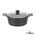 سرویس قابلمه گرانیتی یونیک 16 پارچه کلاسیک نوک مدادی UN-7804