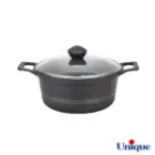 سرویس قابلمه گرانیتی یونیک 16 پارچه کلاسیک نوک مدادی UN-7804