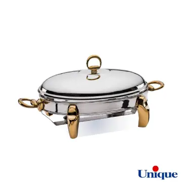 سوفله خوری یونیک بیضی متوسط پافیلی طلایی UN-3110