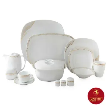 سرویس چینی زرین کواترو آرتین 12 نفره 98 پارچه